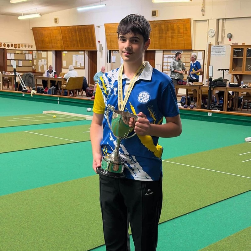 Freddie Oxfordshire U18s Short Mat Champion